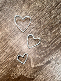 SWEETHEART SILVER SMALL EARRINGS