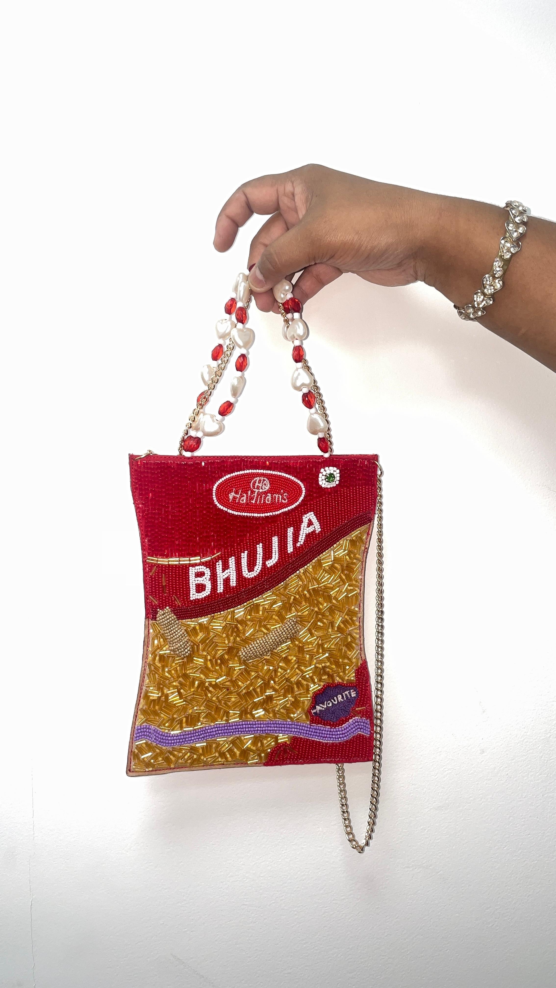 HALDIRAM STYLE BHUJIA BEADED BAG