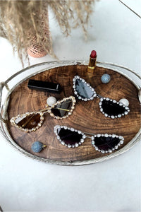 Kiara Sunglasses | Rhinestone Sunglasses for Stylish Look