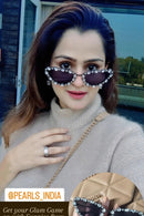 Kiara Sunglasses | Rhinestone Sunglasses for Stylish Look