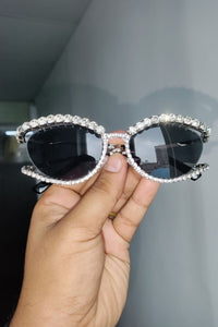 Eye Spy Rhinestone Sunglasses for Women