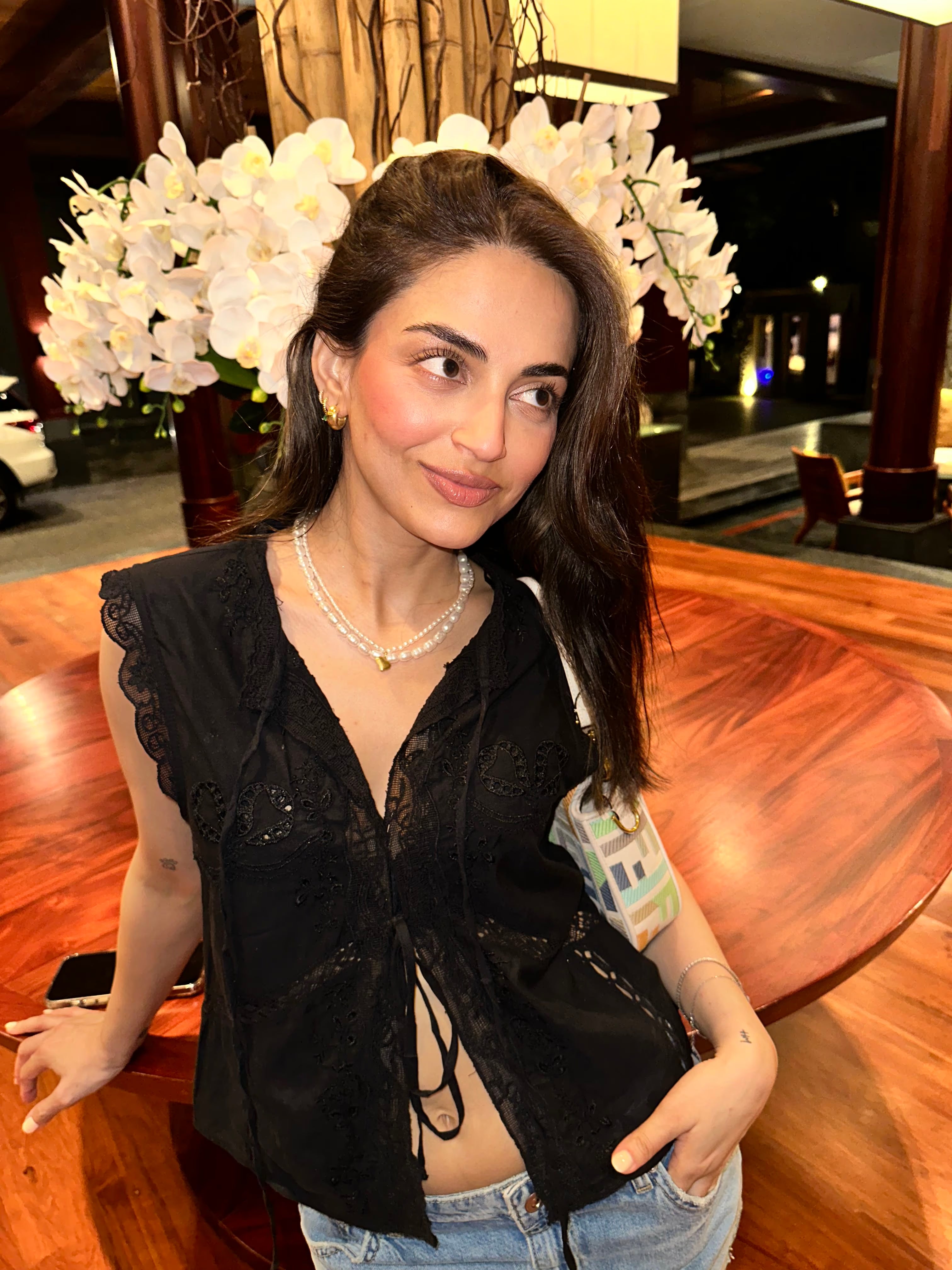 Double Pearl Choker Necklace – Elegant Pearl Choker