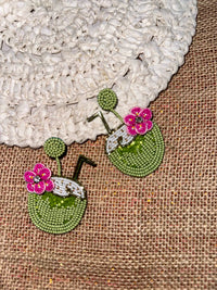 The Coconut – Coconut Beaded Earrings for Women