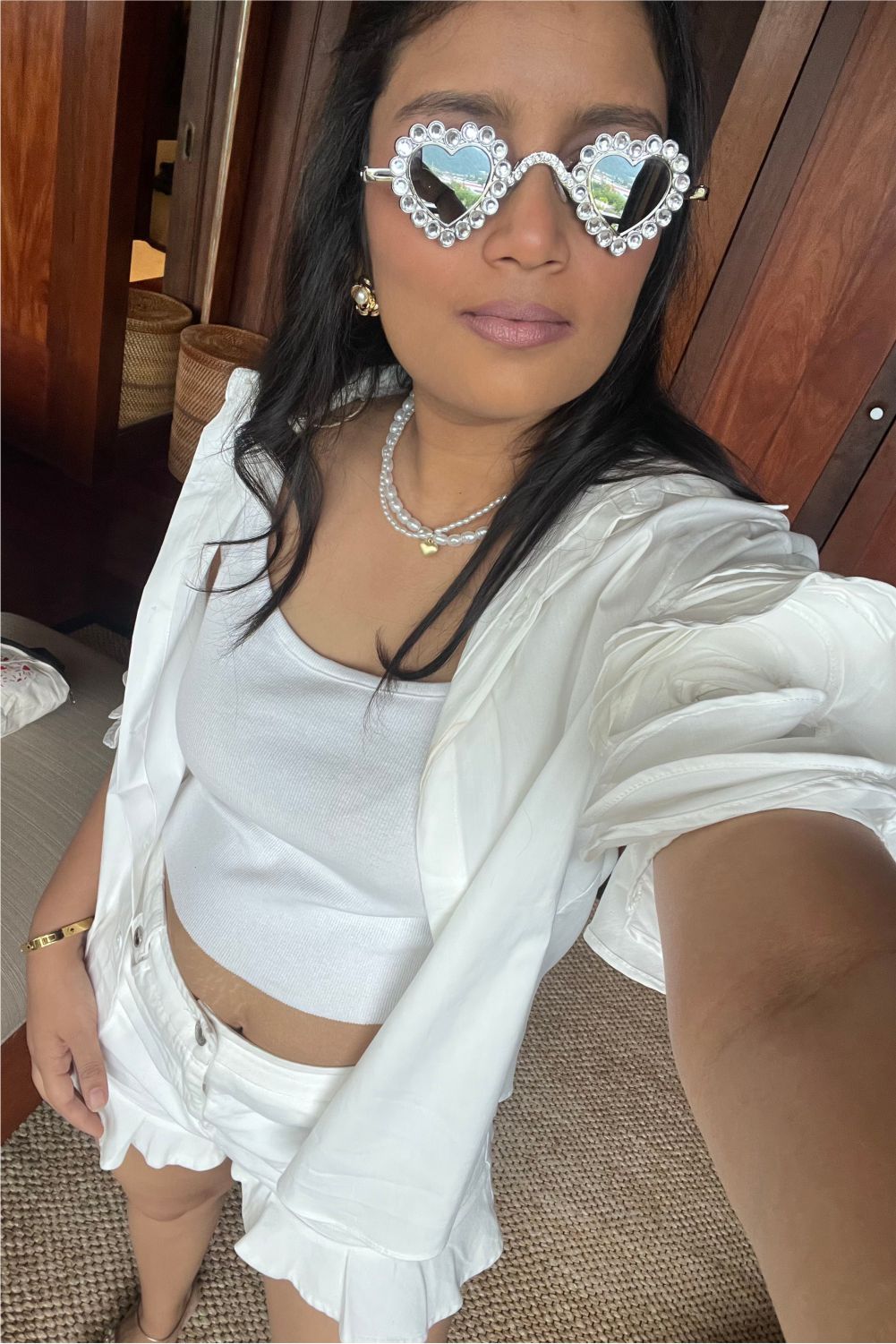 Flower On My Sleeves Floral Shirt for Women