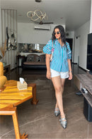 Flower On My Sleeves Floral Shirt for Women