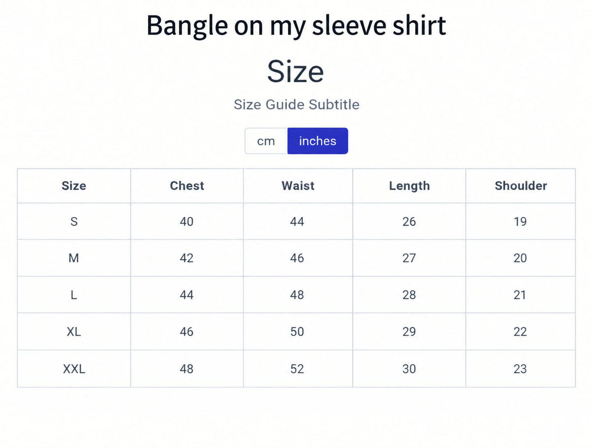 Bangles on my Sleeves Shirt