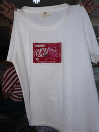 KitKat Graphic Cotton White T Shirt for Women
