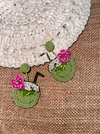 The Coconut – Coconut Beaded Earrings for Women
