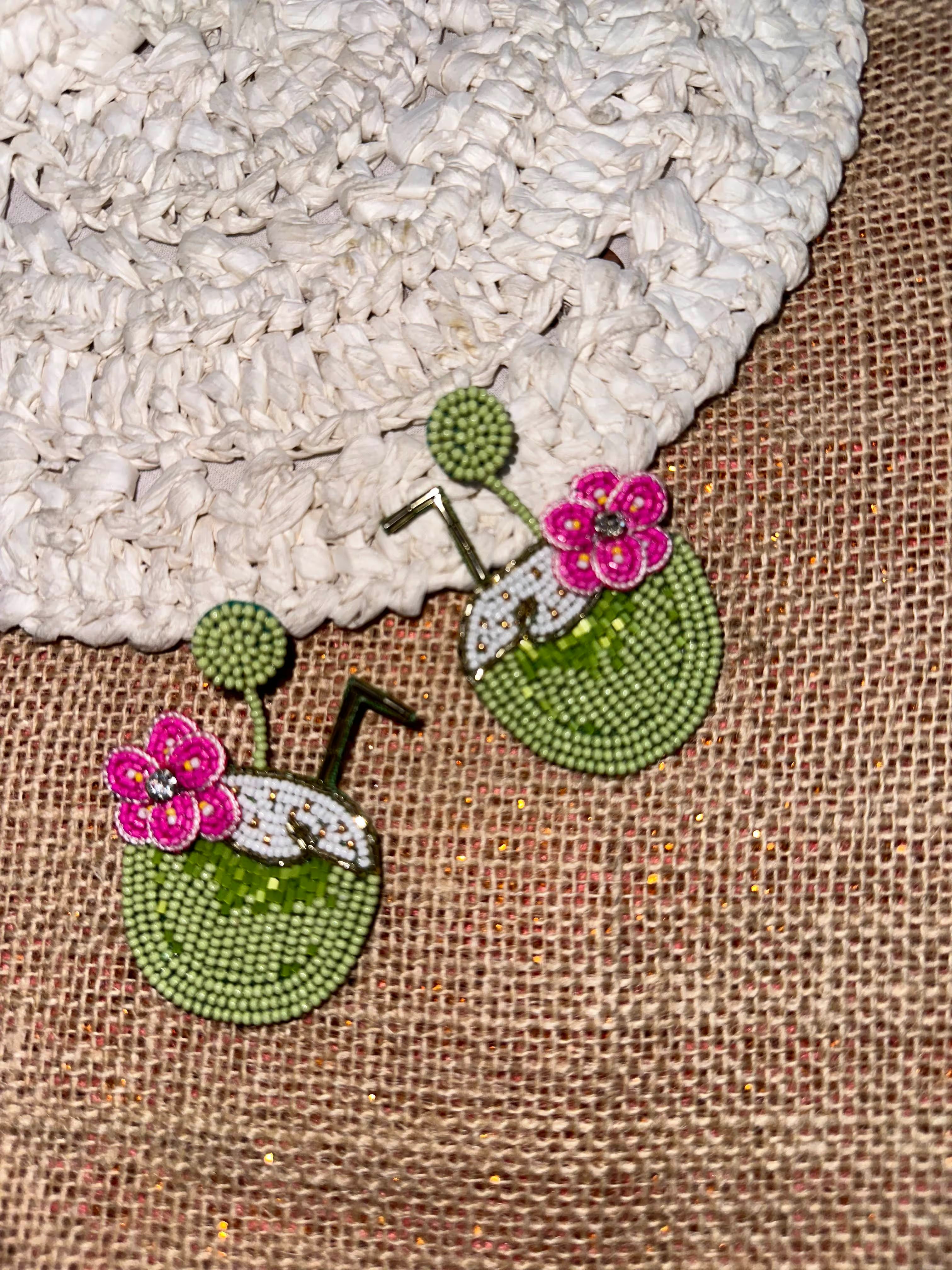 The Coconut – Coconut Beaded Earrings for Women