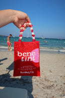 Benetint Bag – Elegant Red Beaded Purse for Women