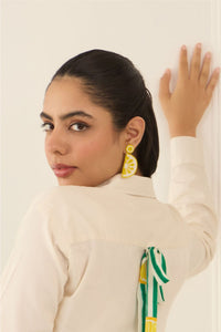 Lemon earrings