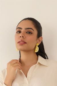 Lemon earrings
