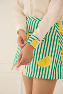 Citrus Skirt Co Ord Set for Summer Wear