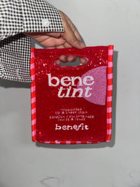 Benetint Bag – Elegant Red Beaded Purse for Women