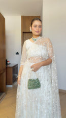 Emerald Green beaded purse
