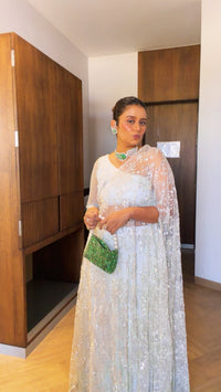Emerald Green beaded purse