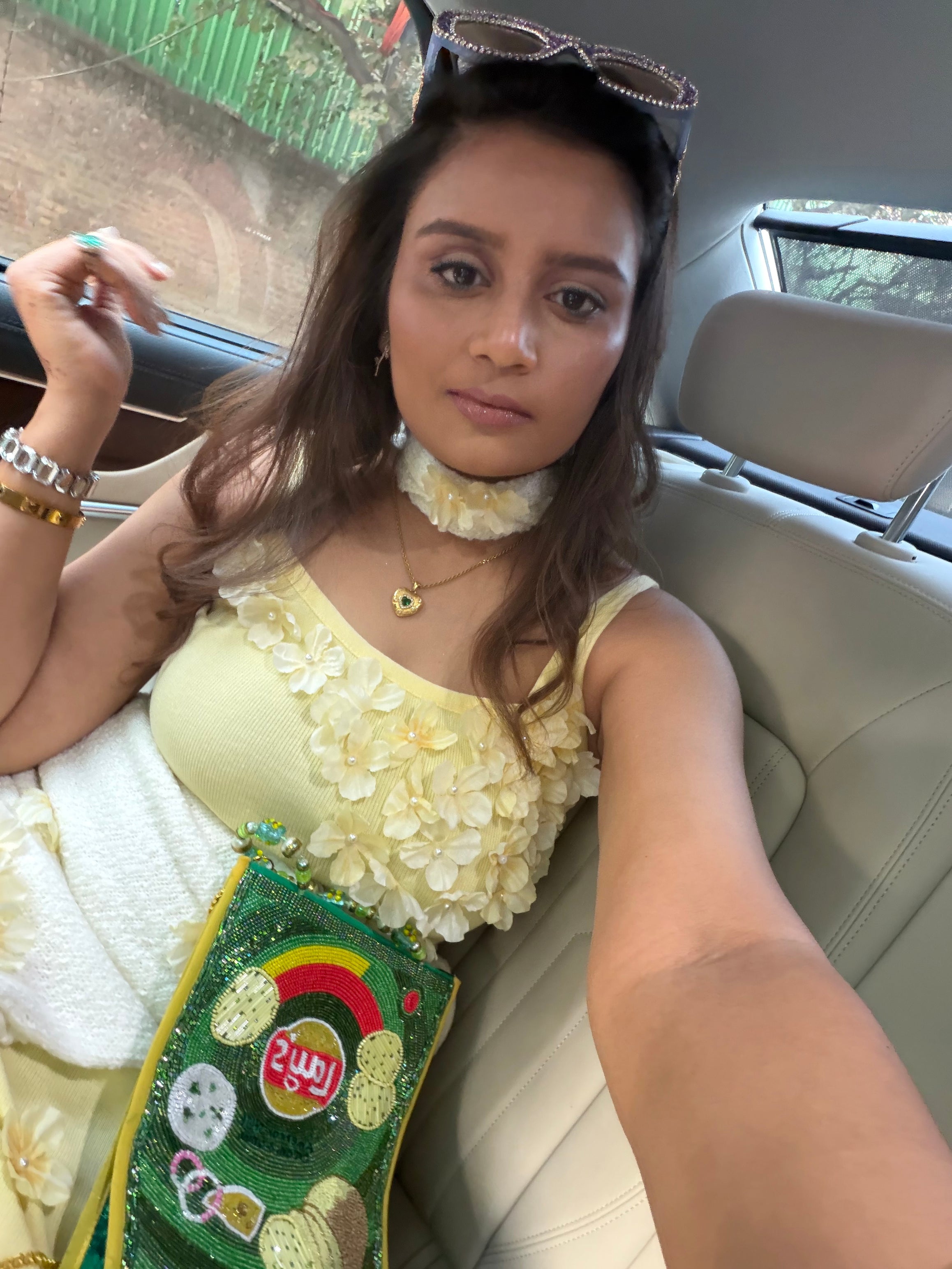 Green Lays Plush Bag | Stylish Crossbody Bags for Women