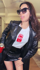 Cherry Coke T-Shirt – Trendy White Graphic Tee