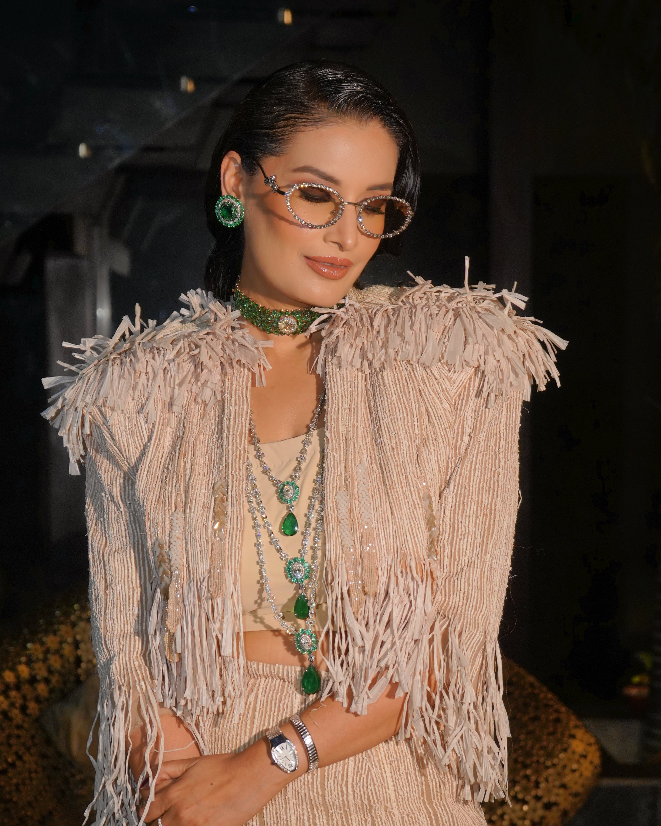 Party Glam Glasses – Stylish Crystal Sunglasses for Women