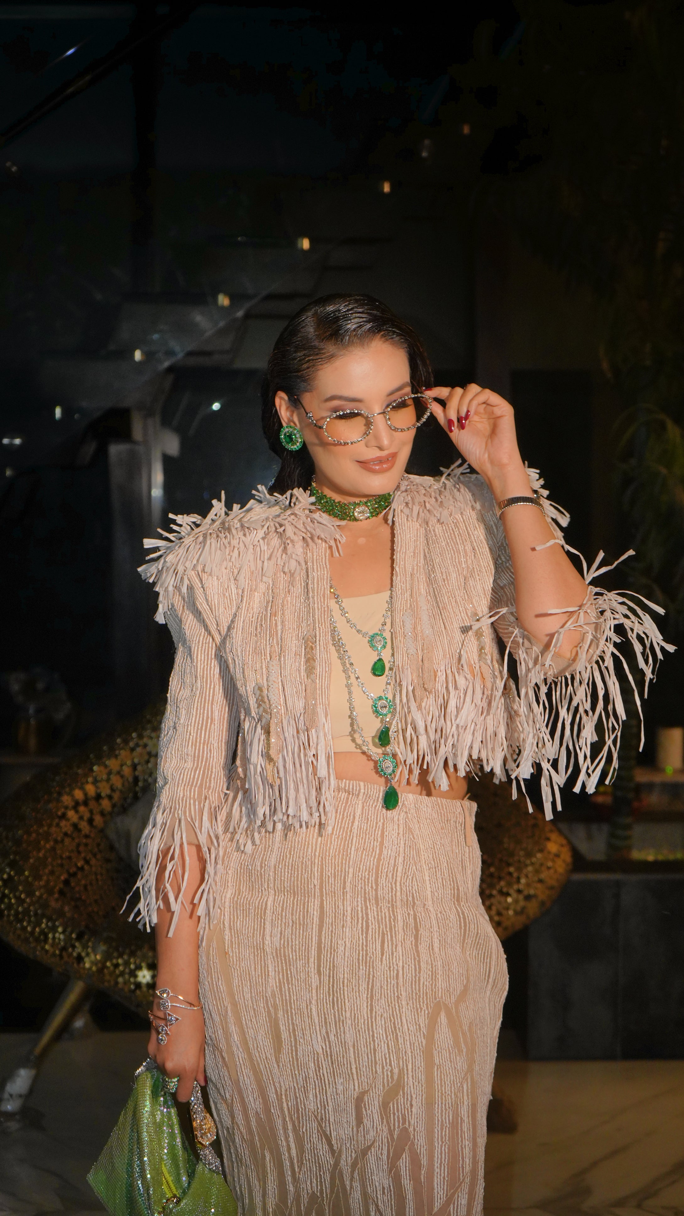 Party Glam Glasses – Stylish Crystal Sunglasses for Women