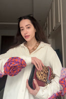 Flower On The Sleeves Full Sleeves – Elegant Floral Shirt Women