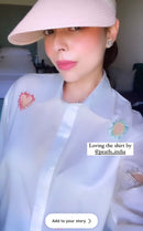 Geometric Shirt – Elegant Embroidered Shirt for Women