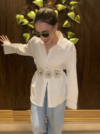 Sunflower Belt Shirt