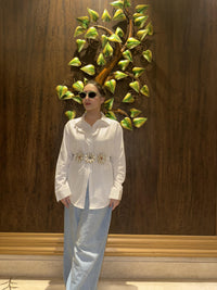 Sunflower Belt Shirt