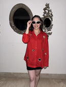 Valentines / Karwa Chauth Shirt – Long Sleeve Shirt for Valentines for Women