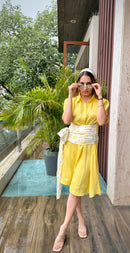 The Daisy Dress-Hair scarf included