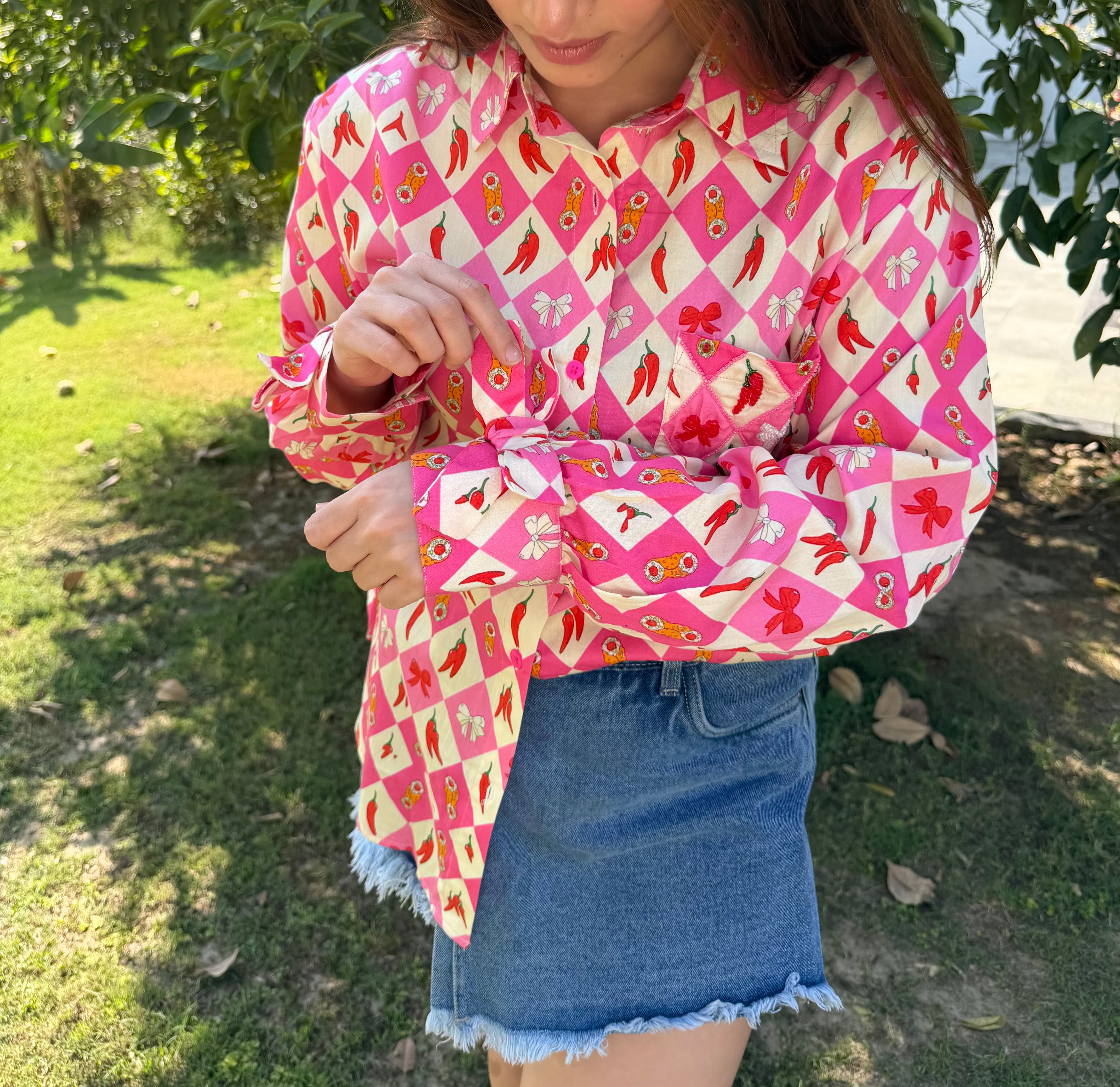 Chilli Bow Shirt