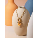 pearl heart necklace