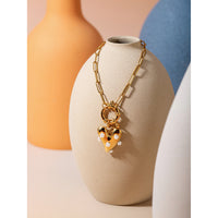 pearl heart necklace