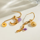 sun and moon earrings