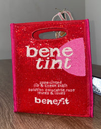 Benetint Bag – Elegant Red Beaded Purse for Women