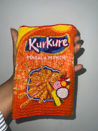 Kurkure Bags – Stylish Beaded Handbag for Women