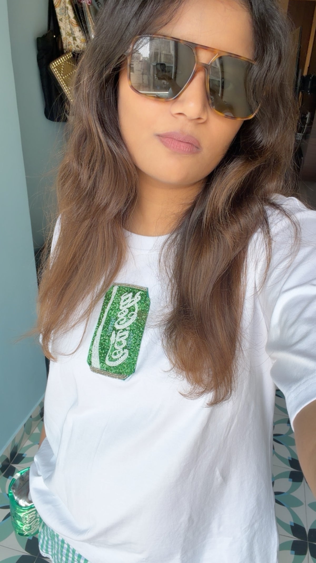 Coke Tee  Emerald Green