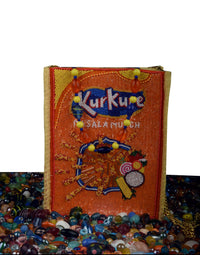 Kurkure Bags – Stylish Beaded Handbag for Women