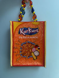 Kurkure Bags – Stylish Beaded Handbag for Women