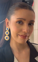 Royal Sapphire Statement Earrings