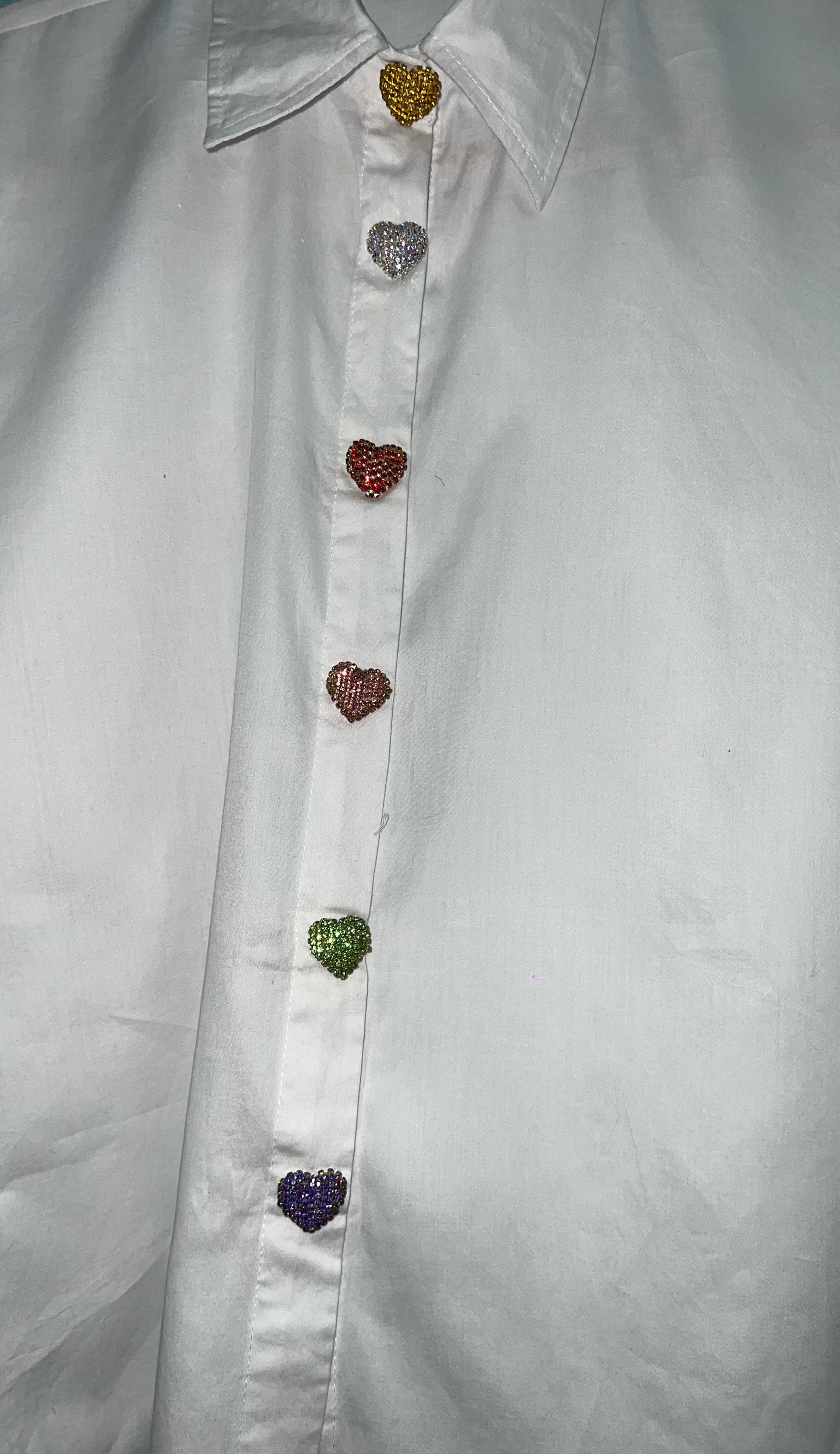 Love Button Shirt – Stylish Romantic Wear for Everyday Fashion