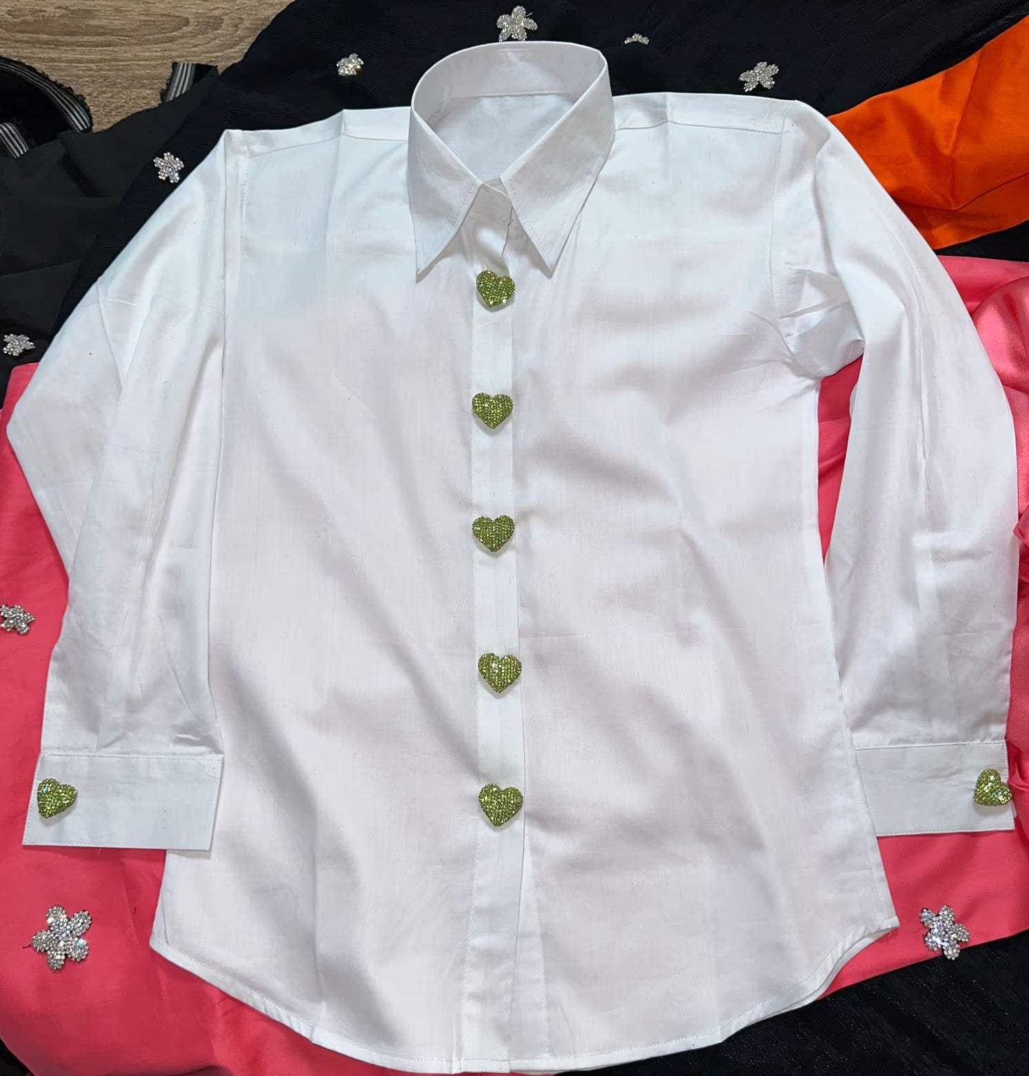 Love Button Shirt – Stylish Romantic Wear for Everyday Fashion