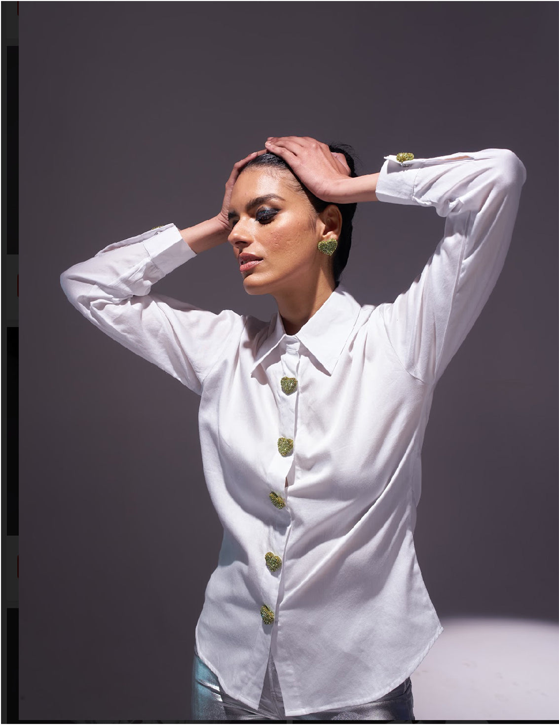 Love Button Shirt – Stylish Romantic Wear for Everyday Fashion