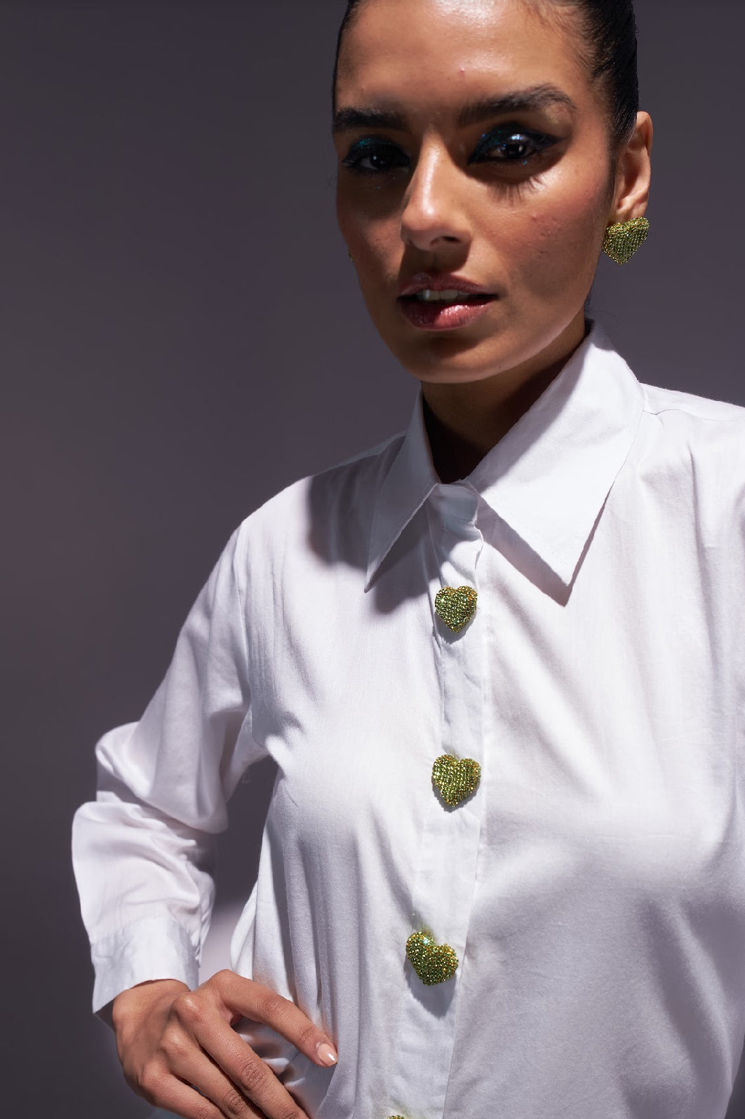 Love Button Shirt – Stylish Romantic Wear for Everyday Fashion