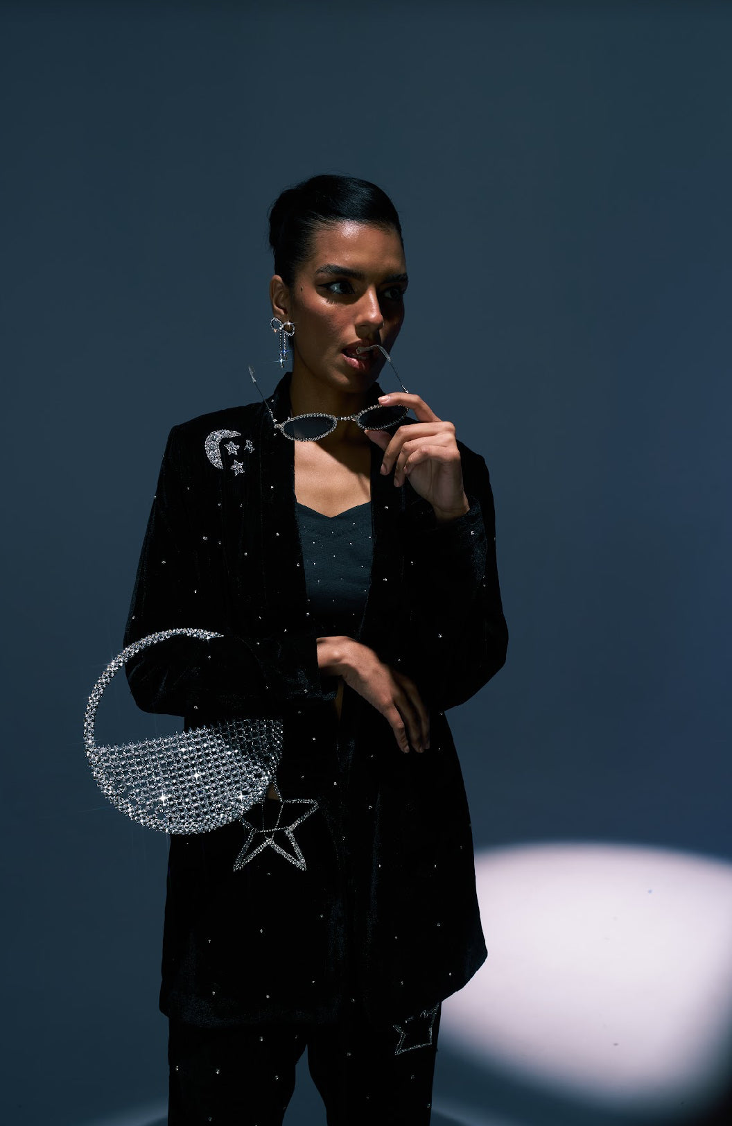 Just Go With The Bow Silver Earrings