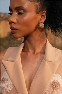 Golden disco balls shiny