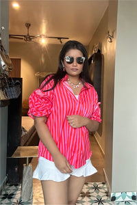 Flower On My Sleeves Floral Shirt for Women