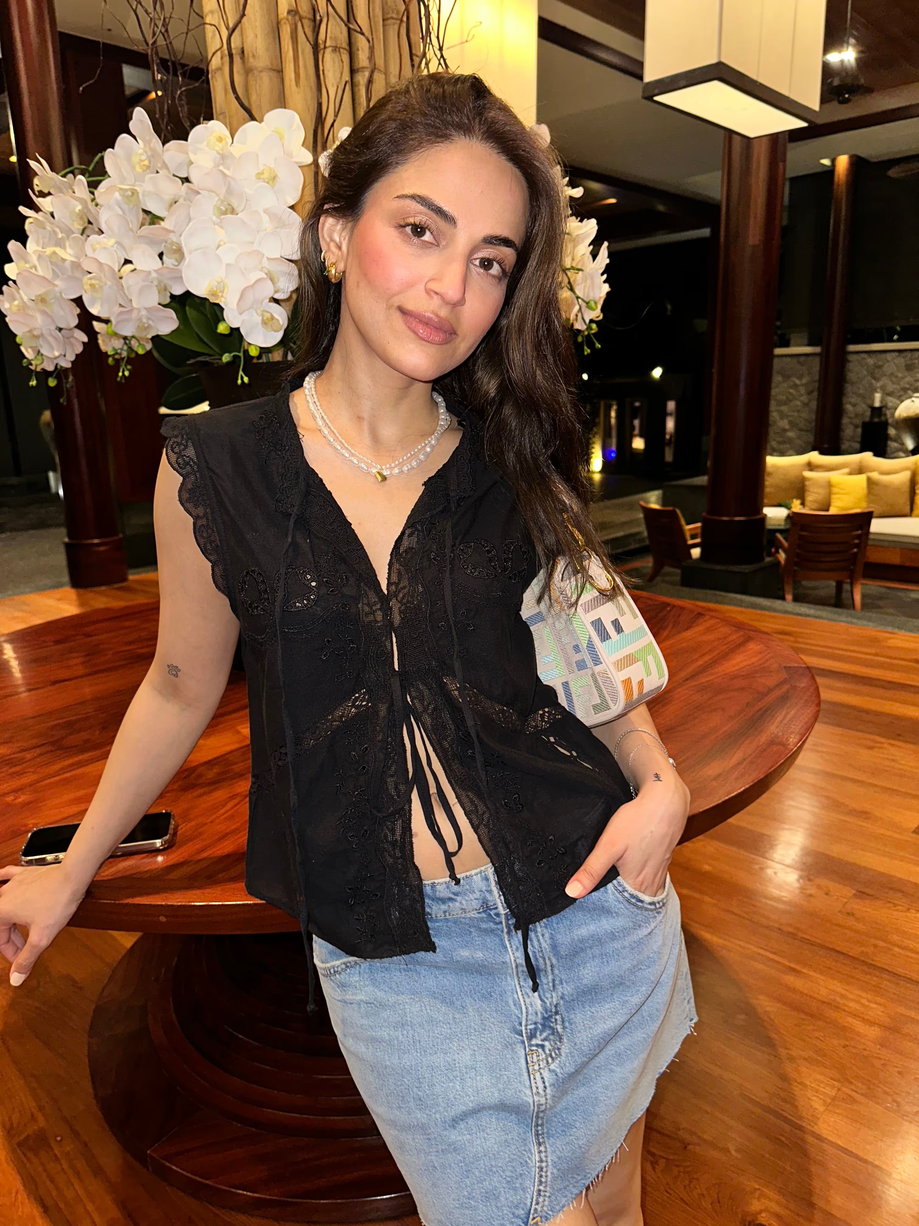 Double Pearl Choker Necklace – Elegant Pearl Choker