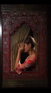 Golden Drop Earrings – Bold Is Gold Pearl Danglers