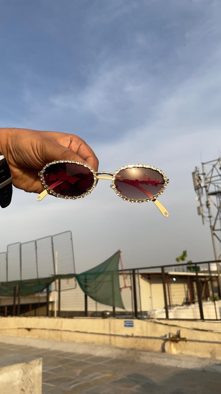 Party Glam Glasses – Stylish Crystal Sunglasses for Women